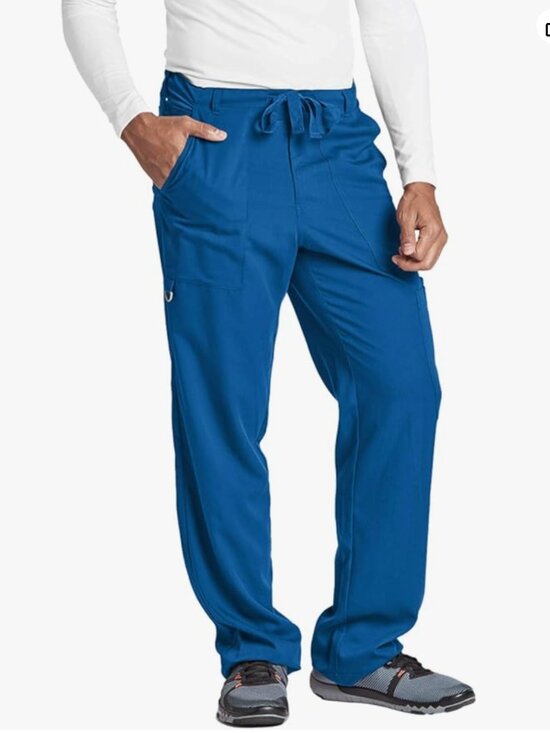 Grey's Anatomy Other - Grey's Anatomy Men's 6 Pocket Zip Fly Drawstring Scrub Pant